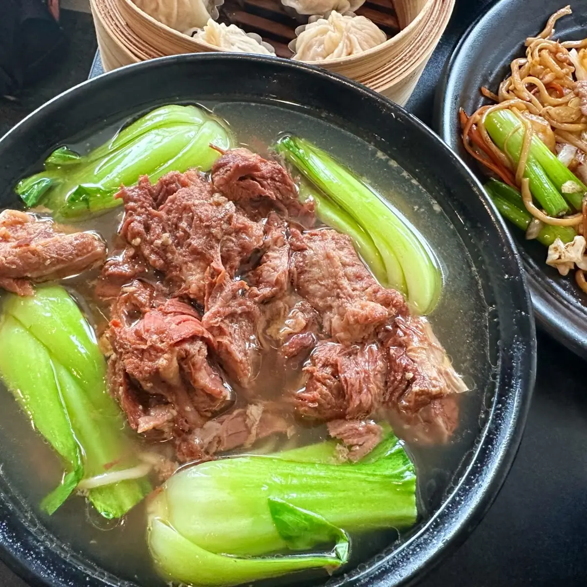Beef w Green Bok Choy 菜遠牛肉